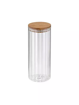 KELA | Vaso per alimenti DOROTHEA 1,1 l vetro / acero | 